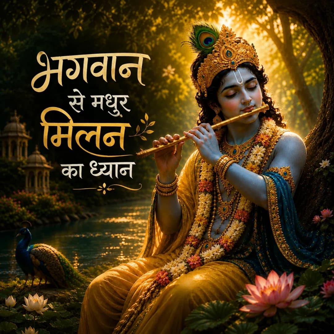 भगवान से मधुर मिलन का ध्यान