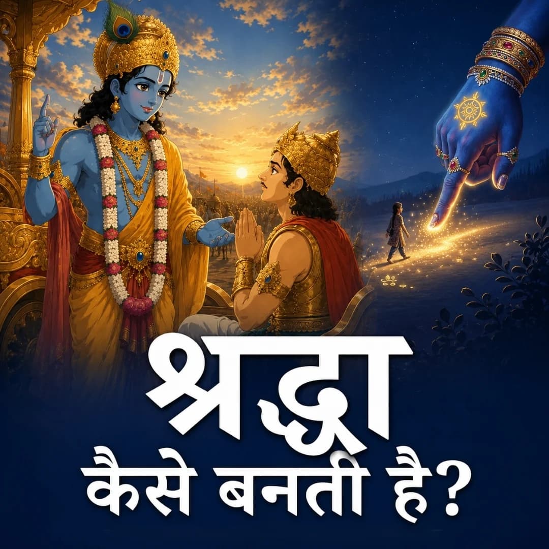 श्रद्धा कैसे बनती है?