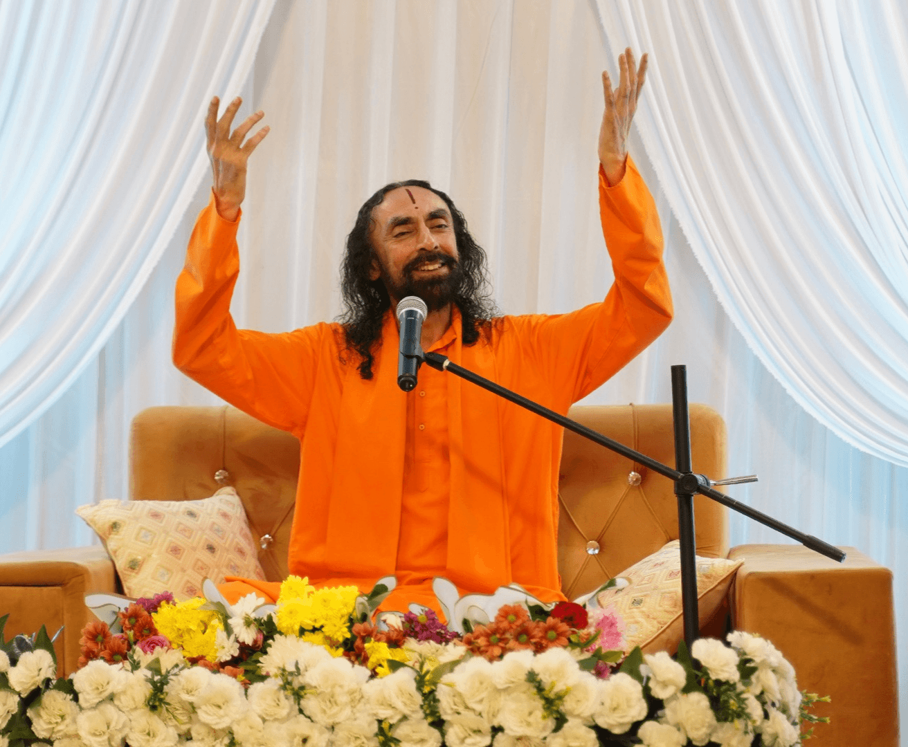 Stress develops when we are attached to a particular outcome and worried that things may not turn out as we desire.