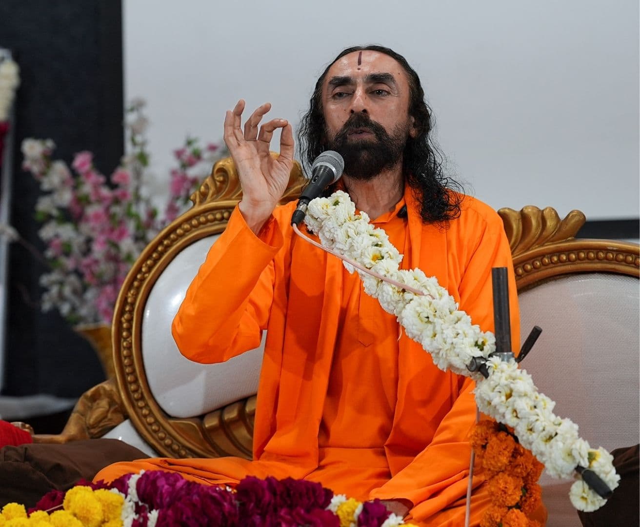 If a negative thought is disturbing you, then try to focus your mind on an opposite, positive thought. The idea is to switch the harmful with the beneficial.
