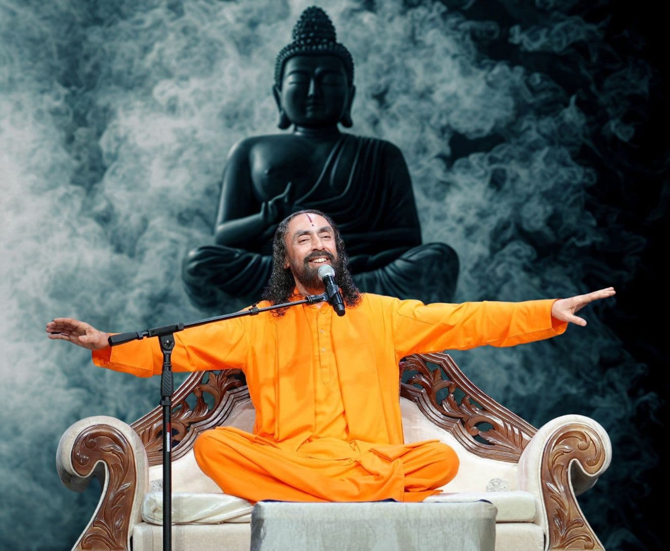 God descends in different forms according to time, place, and circumstance. When Buddha appeared, he emphasised inner purity, compassion, and self-discipline over outer rituals, guiding people toward sincere spirituality.