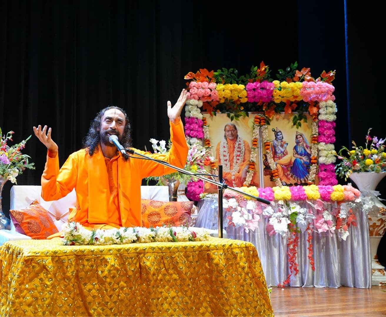 Live in the awareness that Shree Krishna is always with us as our Protector and Witness. In doing so, we will learn to execute every work as an offering unto Him.