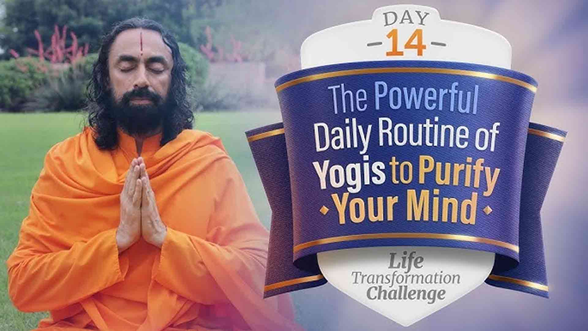 The Powerful Daily Routine of Yogis To Purify Your Mind । Life Transformation Challenge 14/21