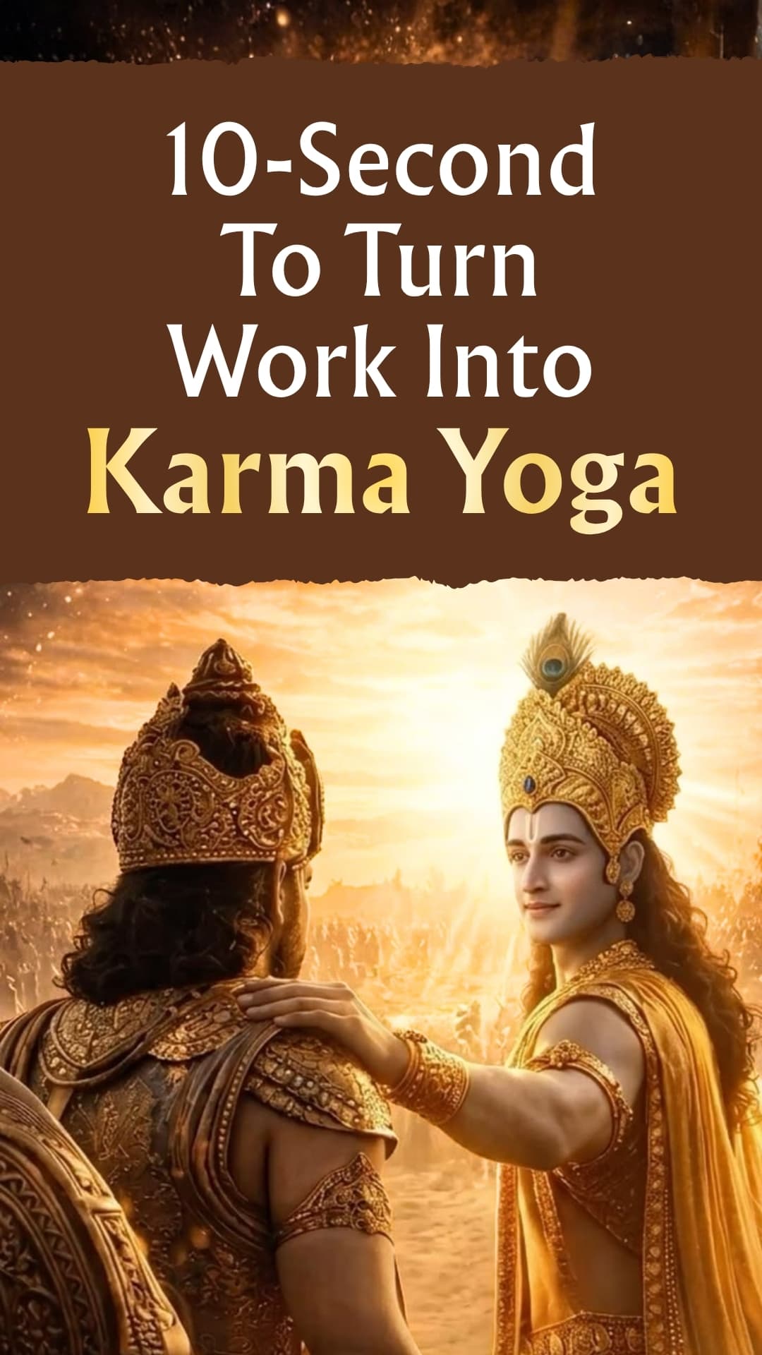 10-Second To Turn Work Into Karma Yoga